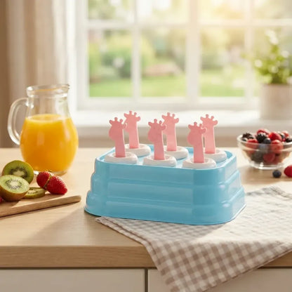 Giraffe popsicle molds – 6 cavity - home & kitchen