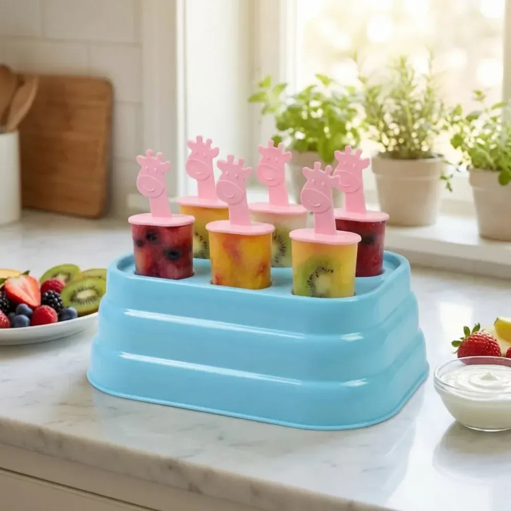 Giraffe popsicle molds – 6 cavity - home & kitchen