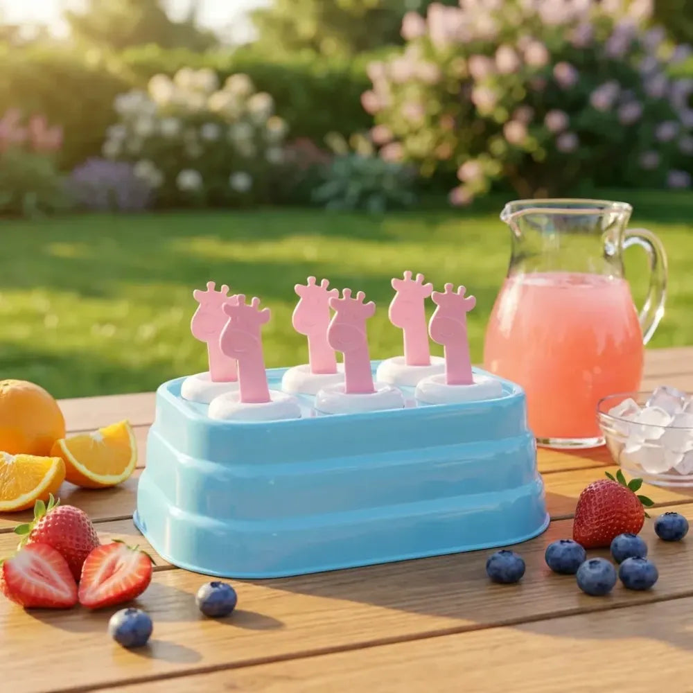 Giraffe popsicle molds – 6 cavity - home & kitchen