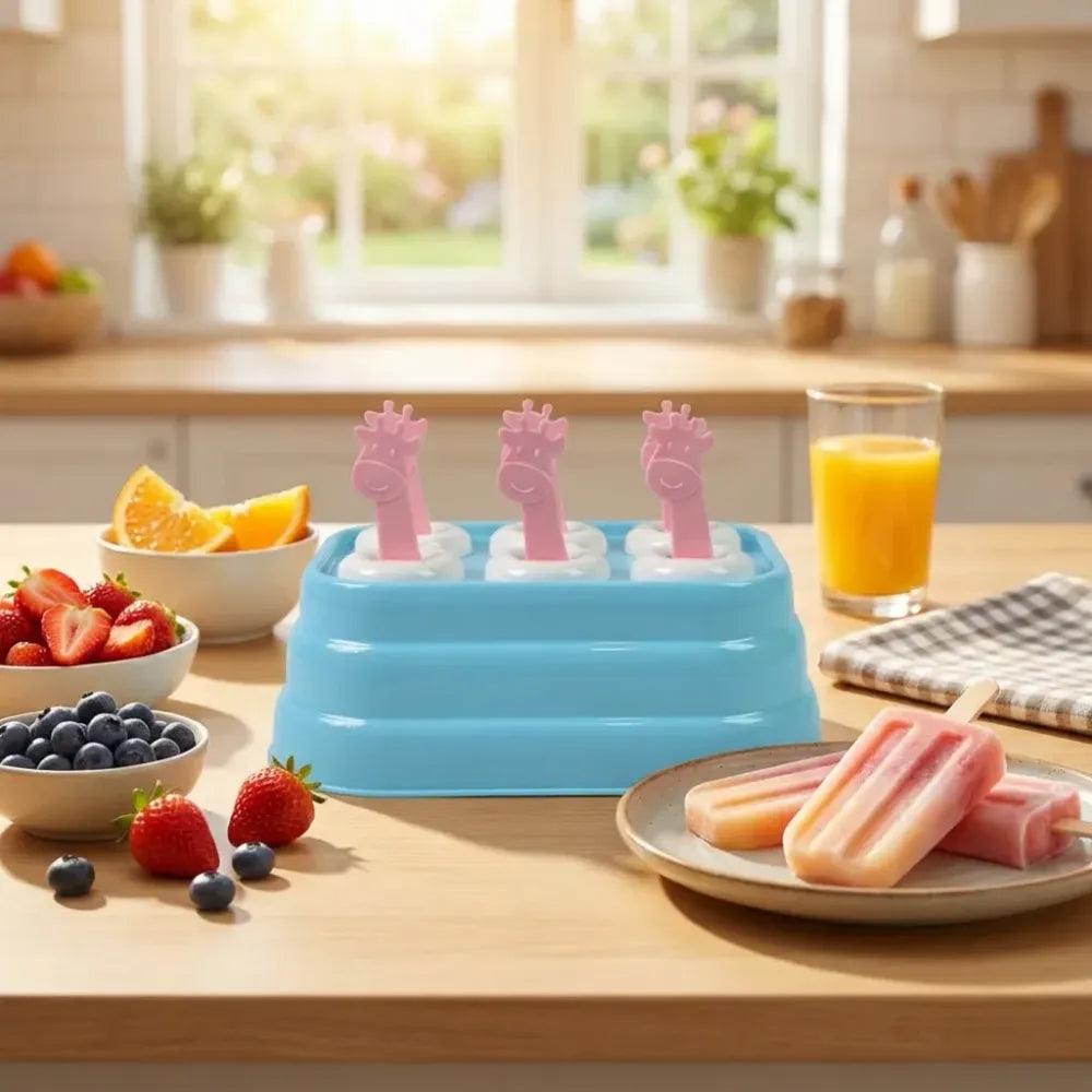 Giraffe popsicle molds – 6 cavity - home & kitchen