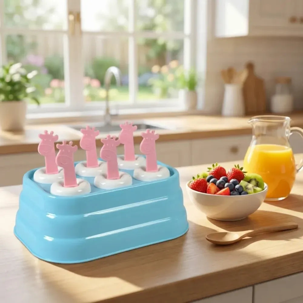 Giraffe popsicle molds – 6 cavity - home & kitchen