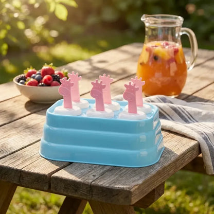Giraffe popsicle molds – 6 cavity - home & kitchen
