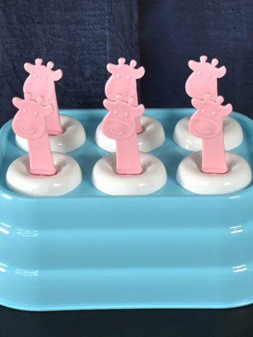 Giraffe Popsicle Molds – 6 Cavity