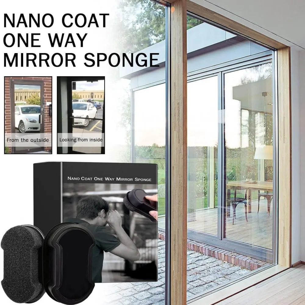 Glass cleaner polishing sponge
