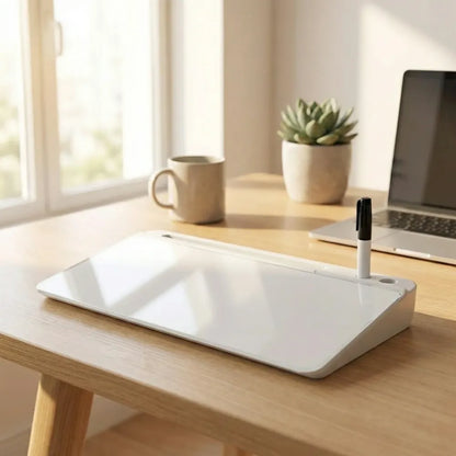 Glass desk organizer board - potential heroes