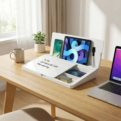 Glass desk organizer board - potential heroes