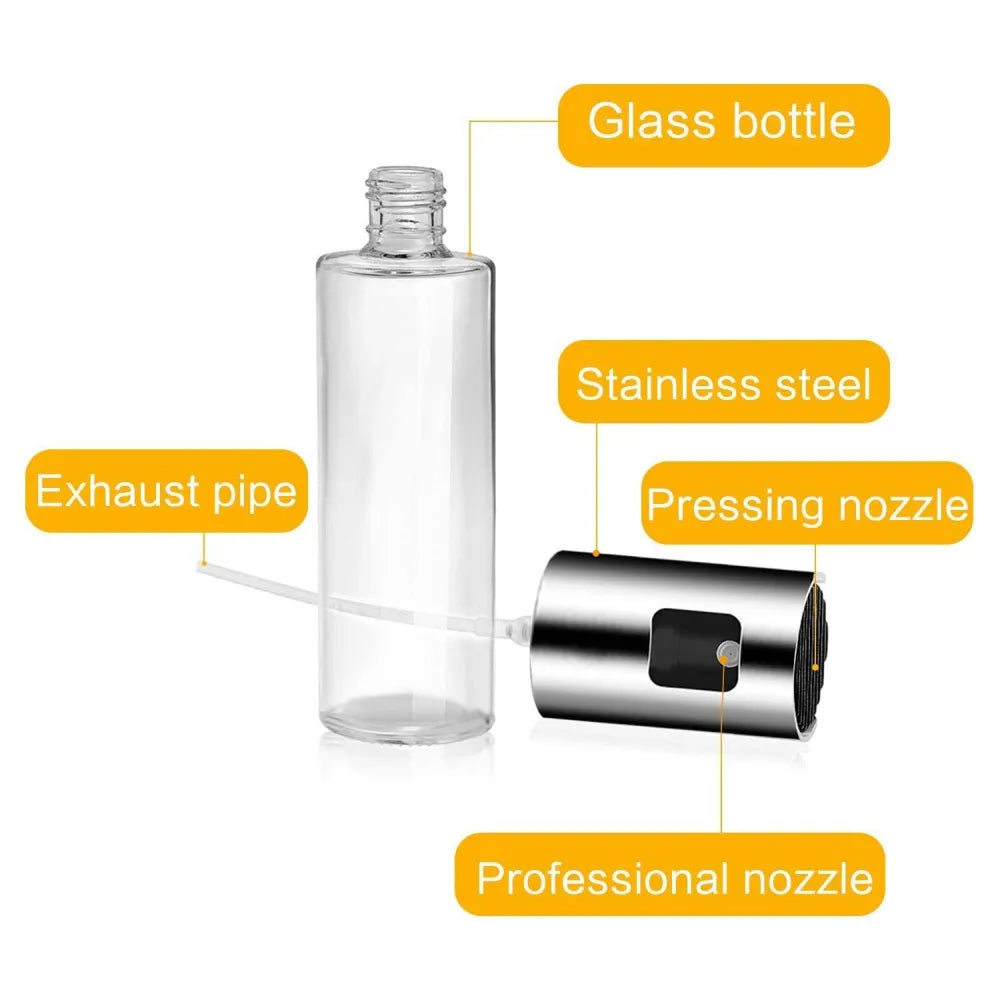 Glass oil sprayer bottle - home & kitchen