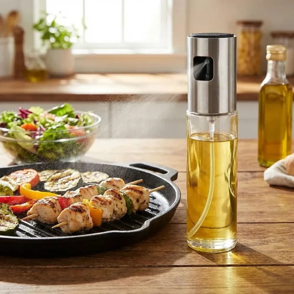 Glass oil sprayer bottle - home & kitchen