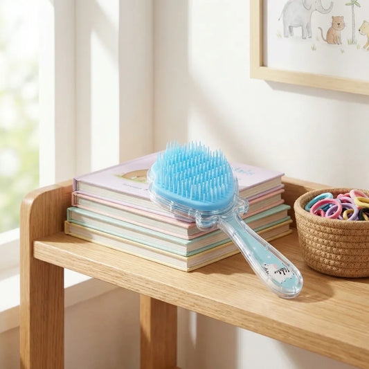 Glitter mermaid detangling hairbrush - health & beauty