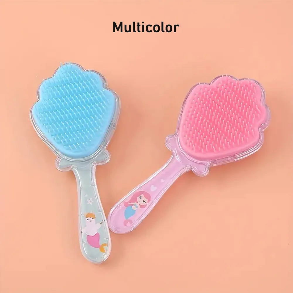 Glitter mermaid detangling hairbrush - health & beauty