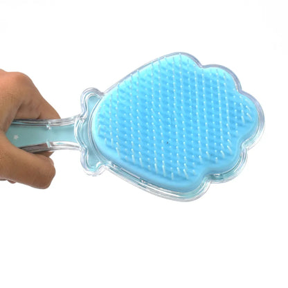 Glitter mermaid detangling hairbrush - health & beauty