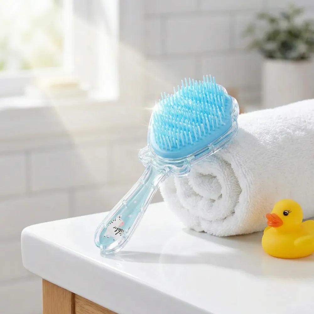 Glitter mermaid detangling hairbrush - health & beauty
