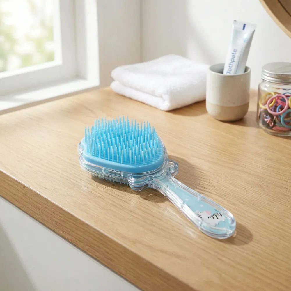 Glitter mermaid detangling hairbrush - health & beauty