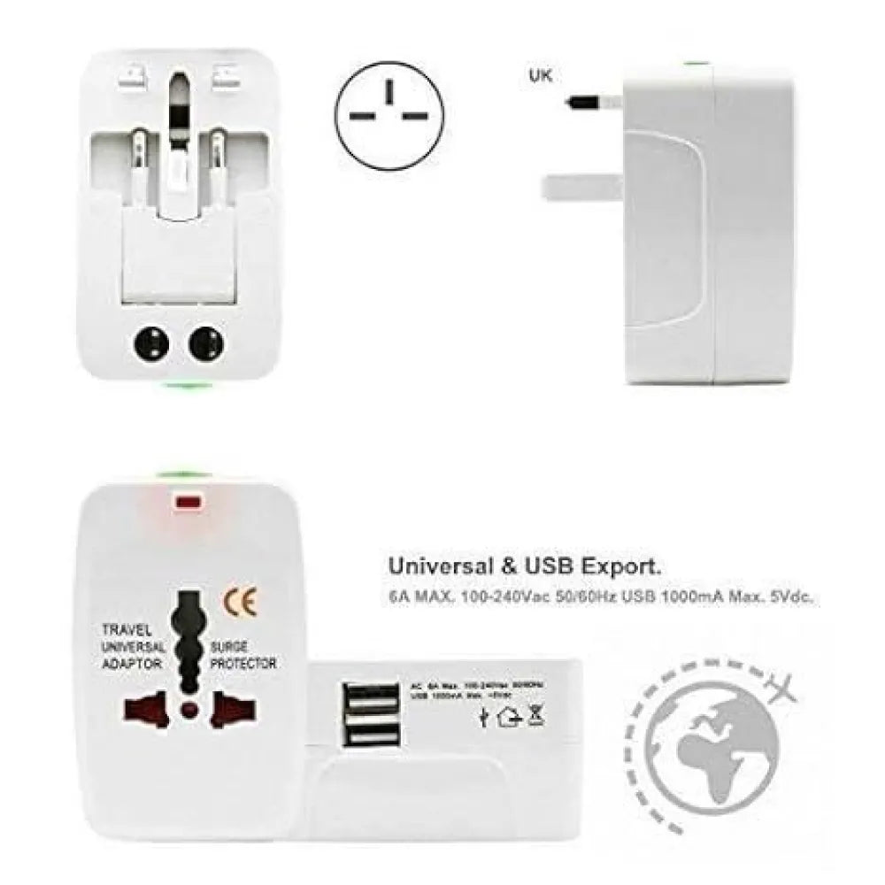 Global travel adapter pro