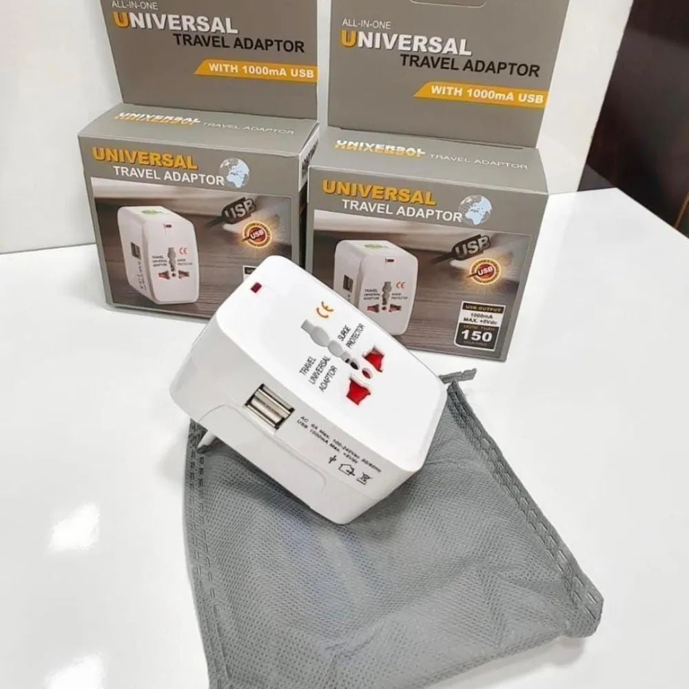 Global travel adapter pro