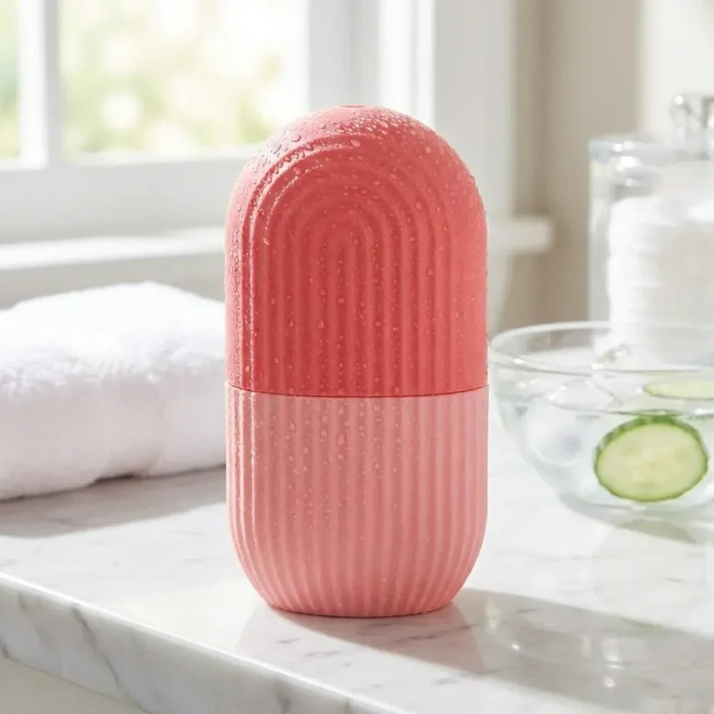 Glow & depuff face massage ice roller - health care