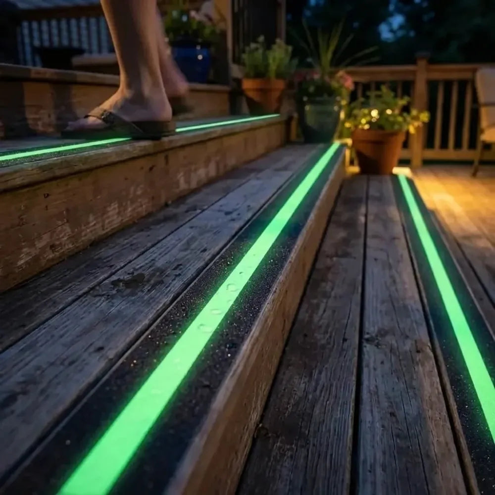 Glow-in-dark anti-slip tape - potential heroes