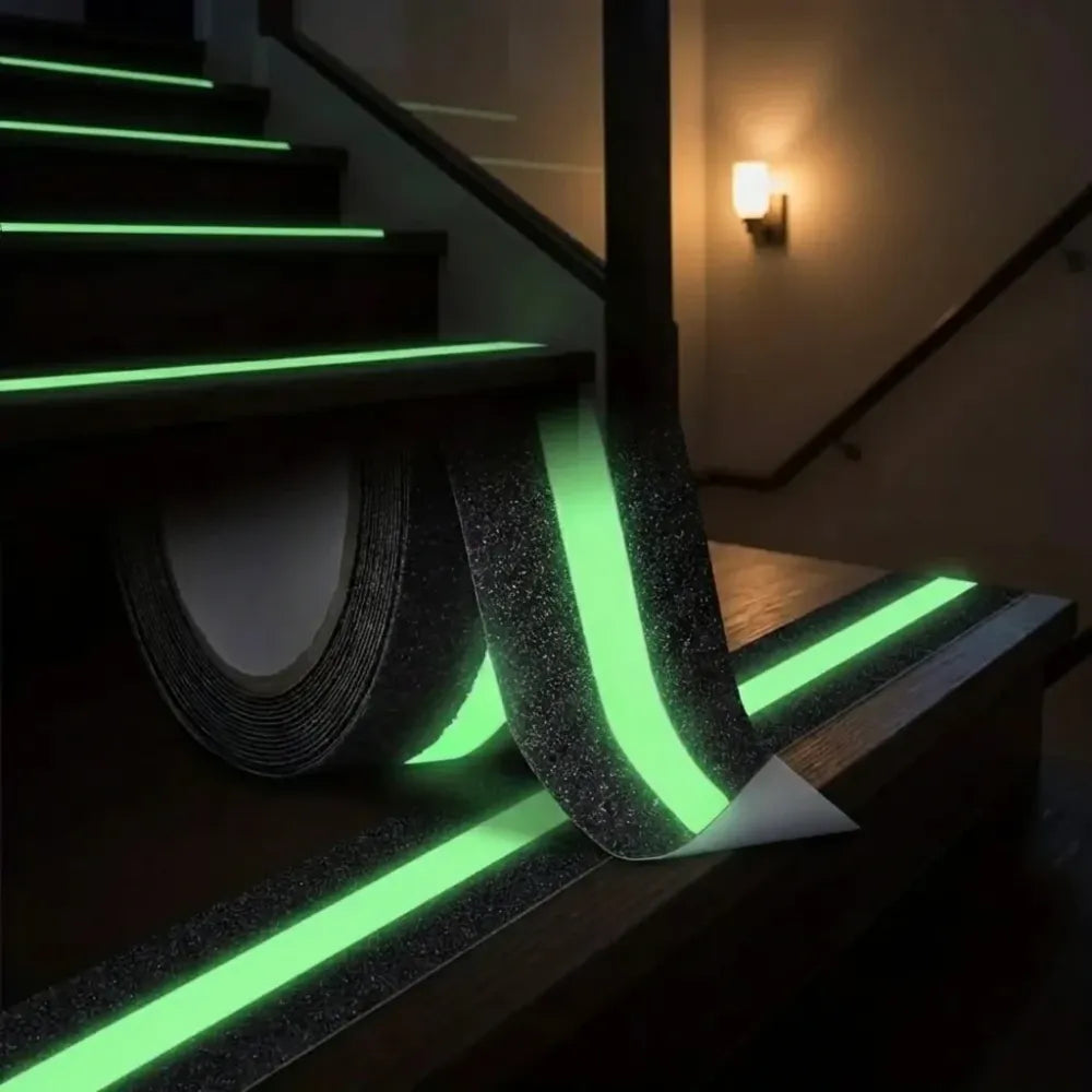Glow-in-dark anti-slip tape - potential heroes