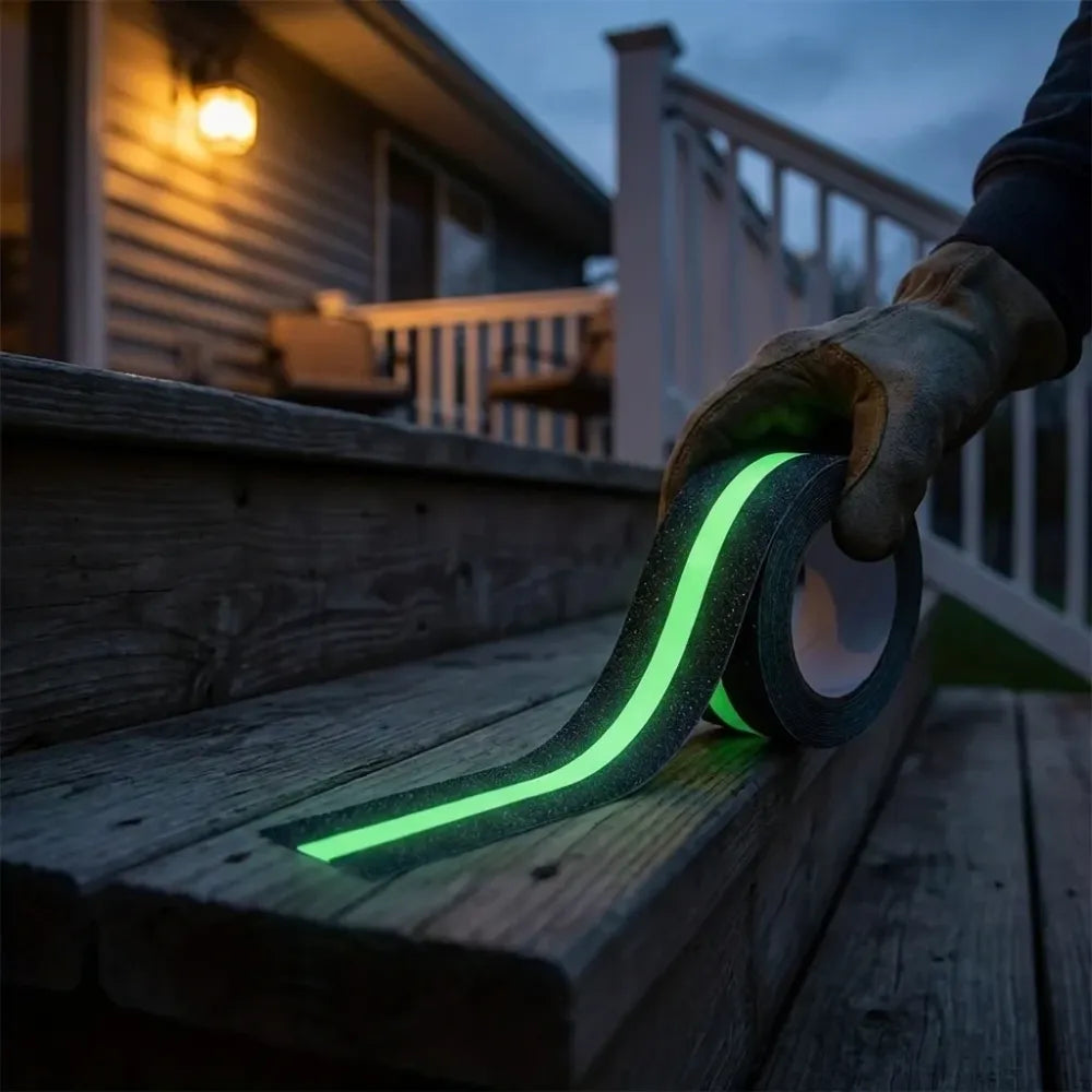 Glow-in-dark anti-slip tape - potential heroes