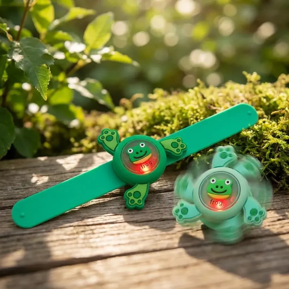 Glow & spin slap bracelet - toys