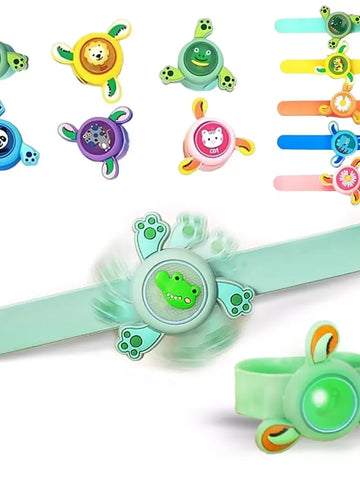 Glow & Spin Slap Bracelet