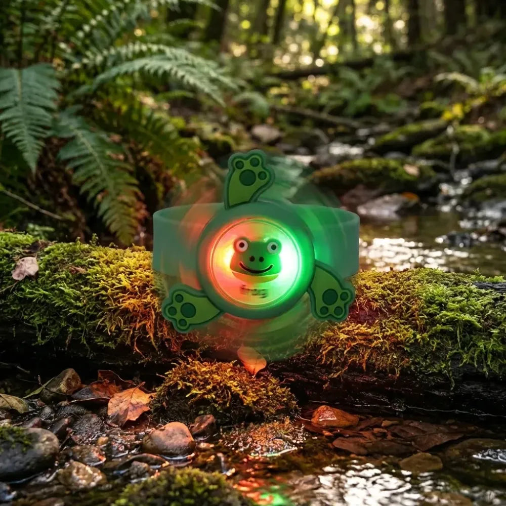 Glow & spin slap bracelet - toys