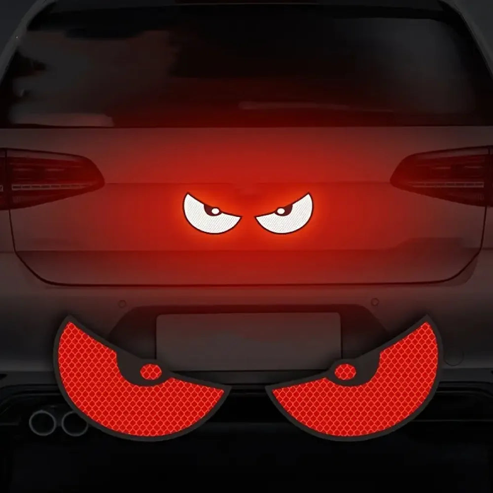 Glowing monster eye stickers