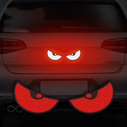 Glowing monster eye stickers
