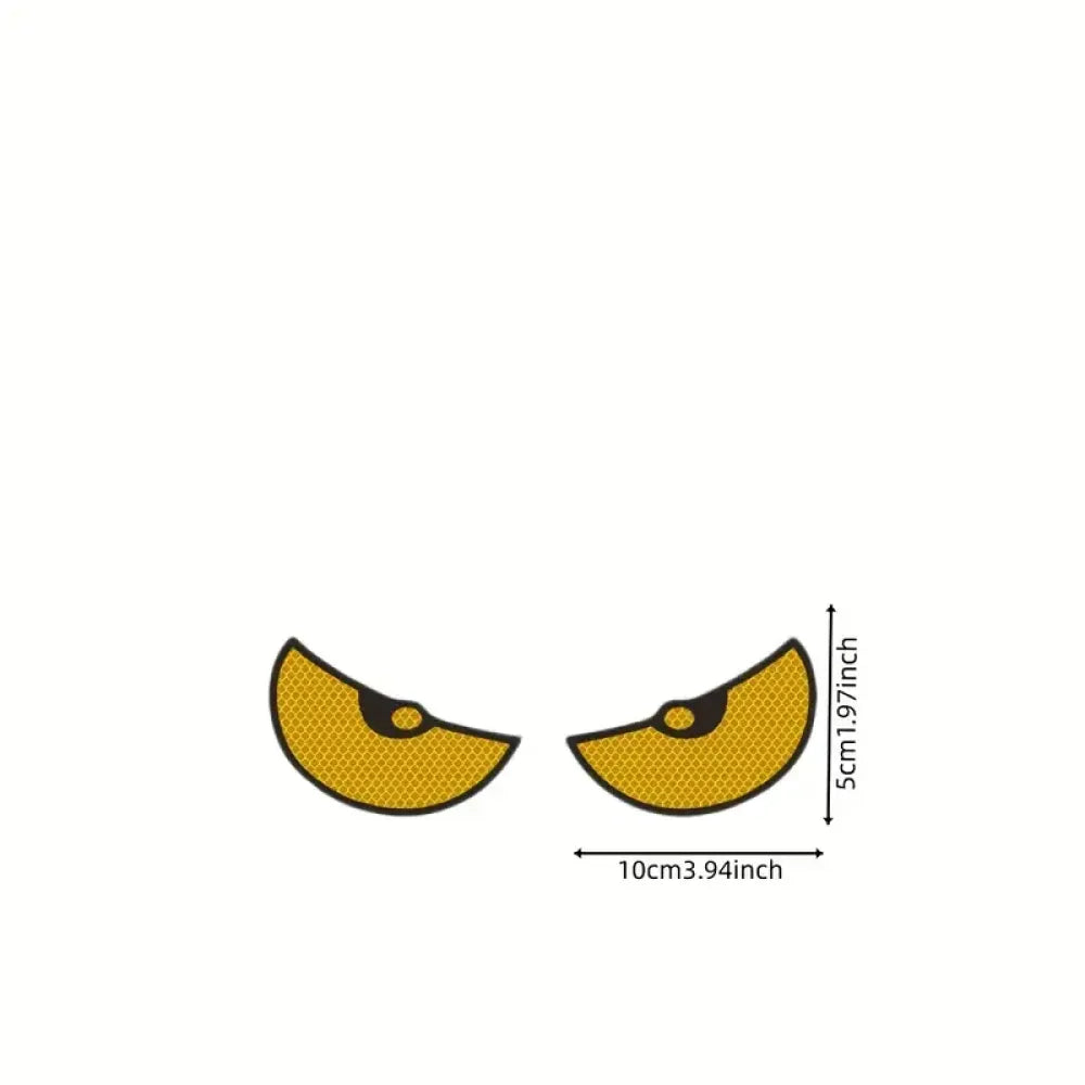 Glowing monster eye stickers