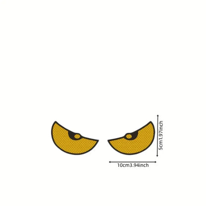 Glowing monster eye stickers