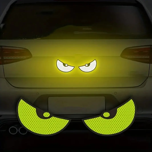 Glowing monster eye stickers