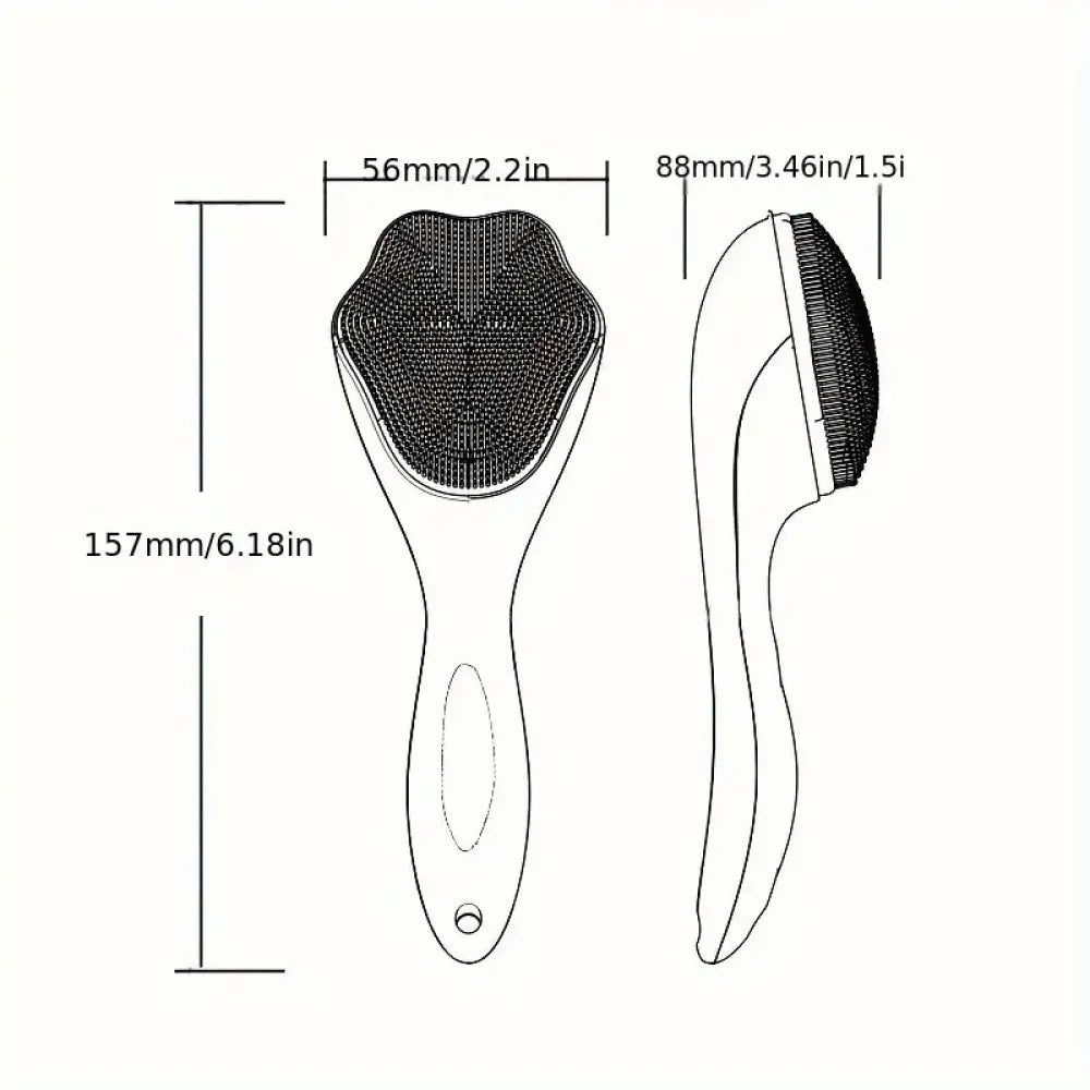 Glowpro silicone face brush