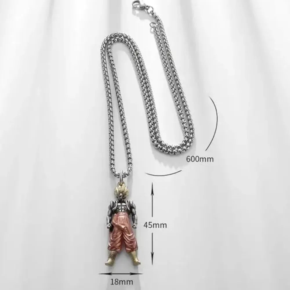 Goku anime pendant chain