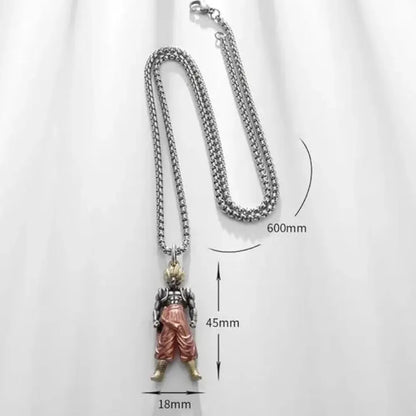 Goku anime pendant chain
