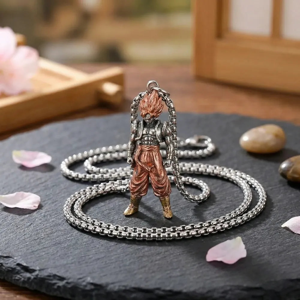 Goku anime pendant chain
