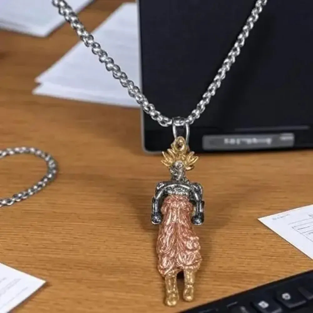 Goku anime pendant chain