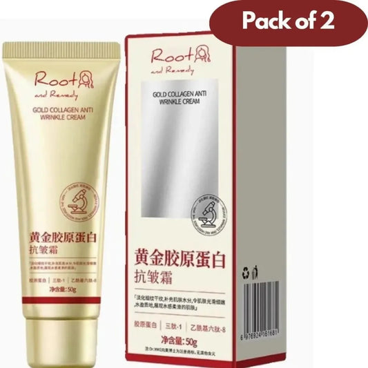 Gold collagen face cream