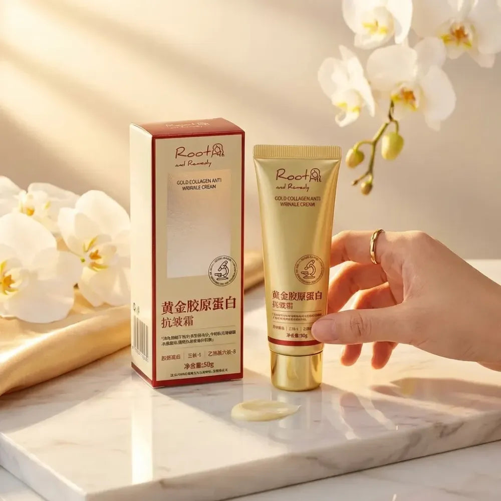 Gold collagen face cream