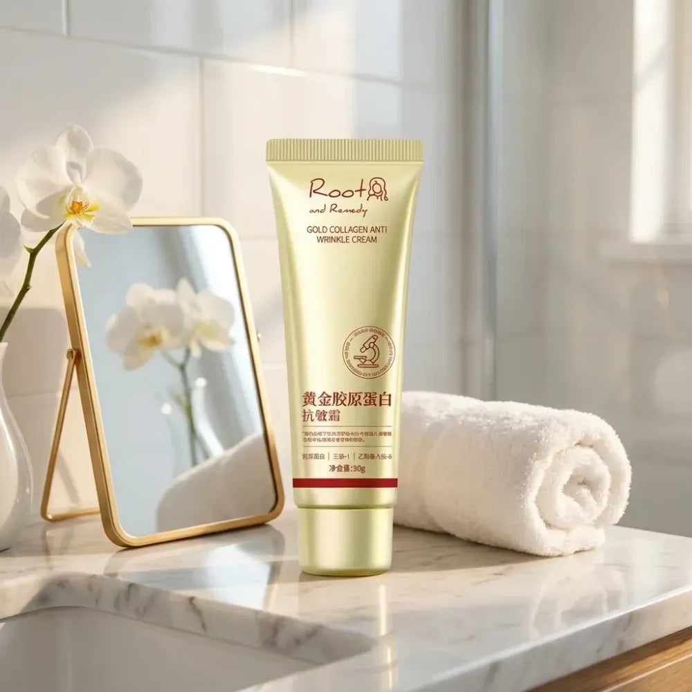 Gold collagen face cream