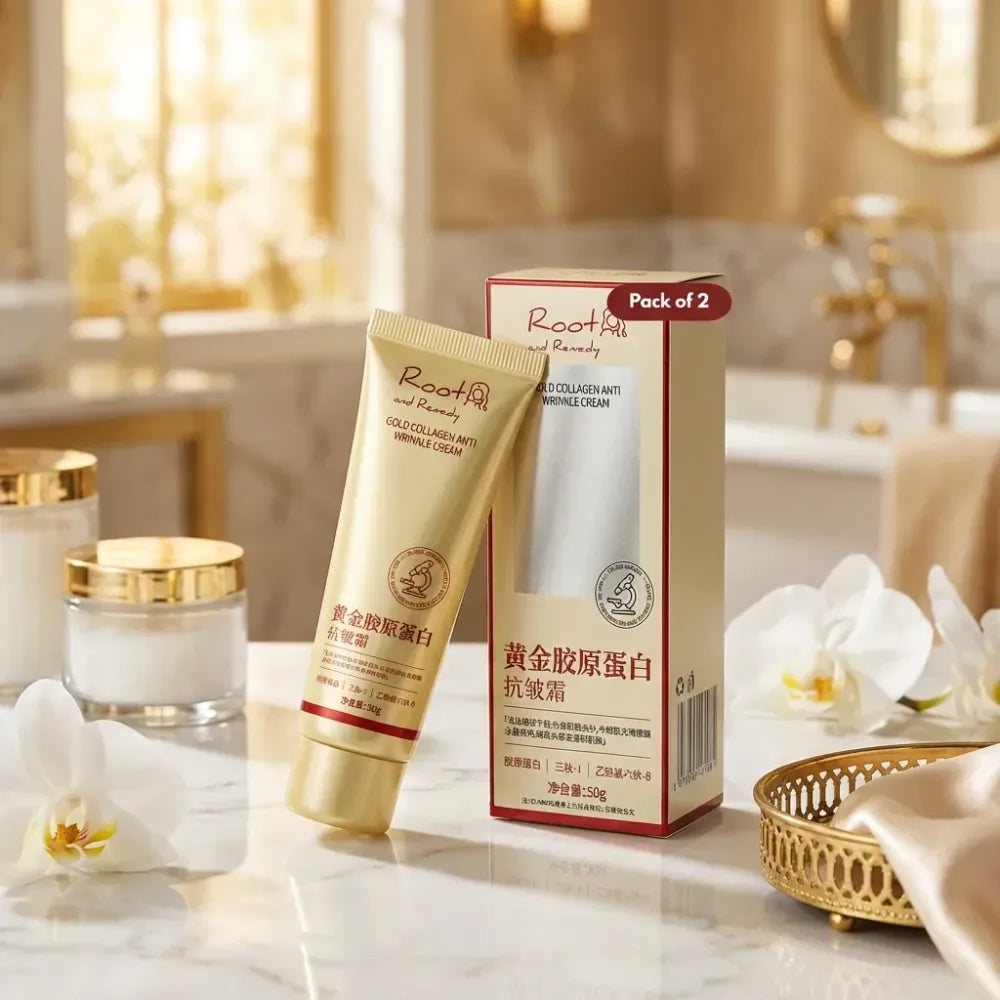 Gold collagen face cream