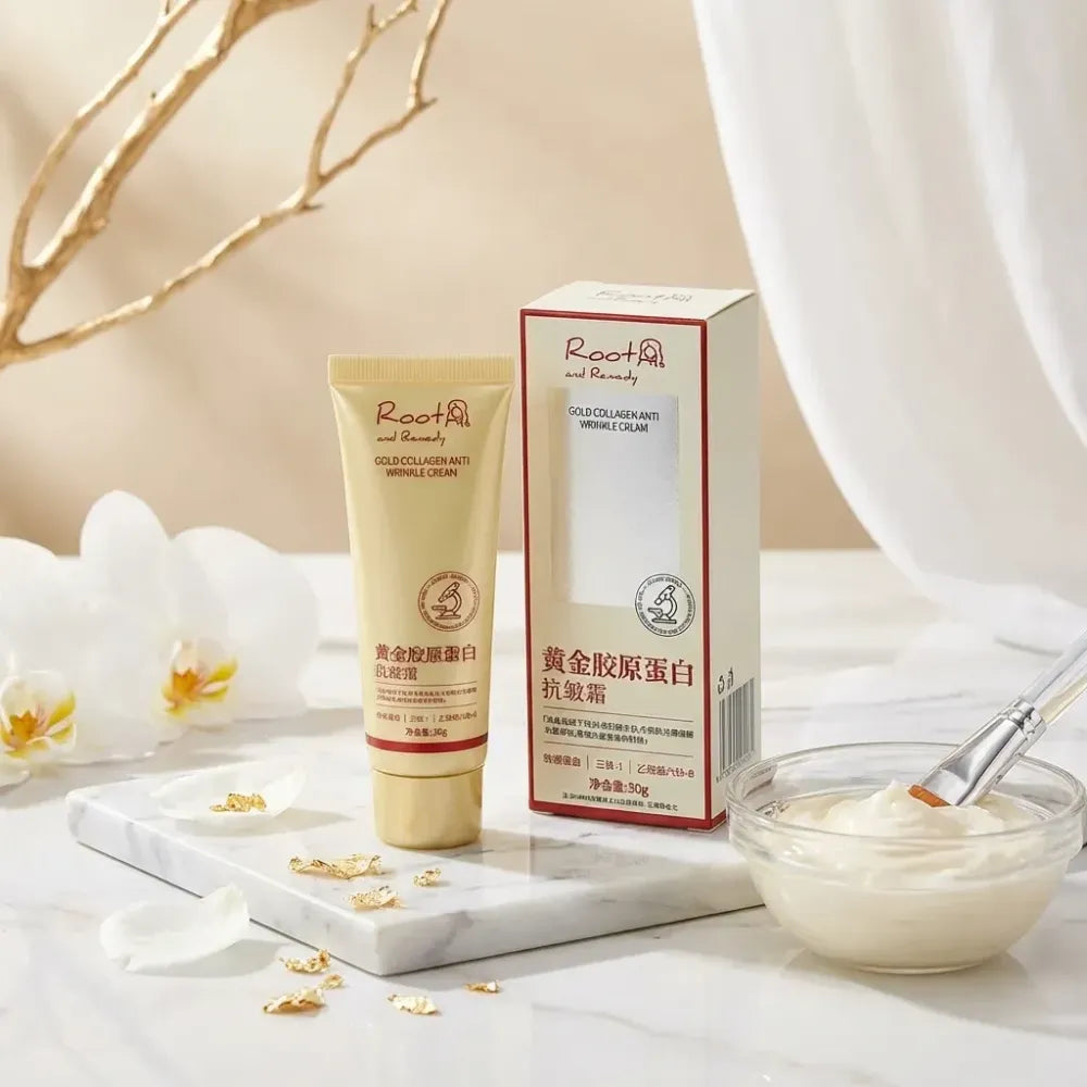 Gold collagen face cream