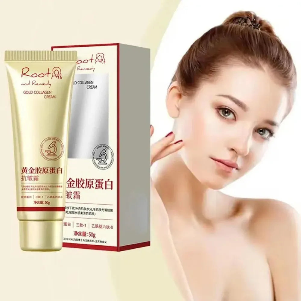 Gold collagen face cream