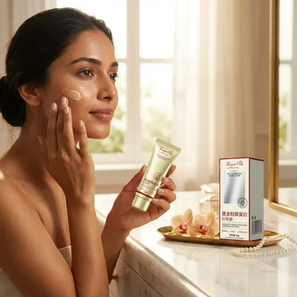 Gold collagen face cream