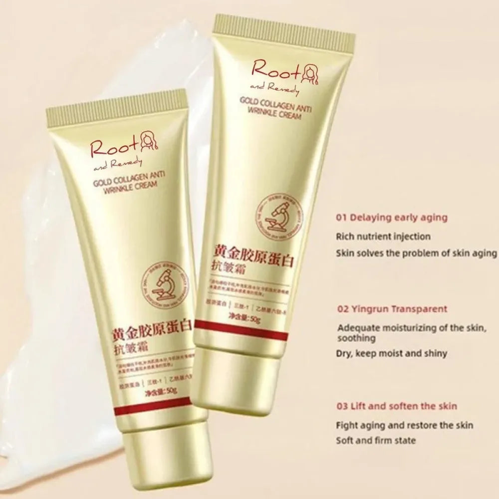 Gold collagen face cream