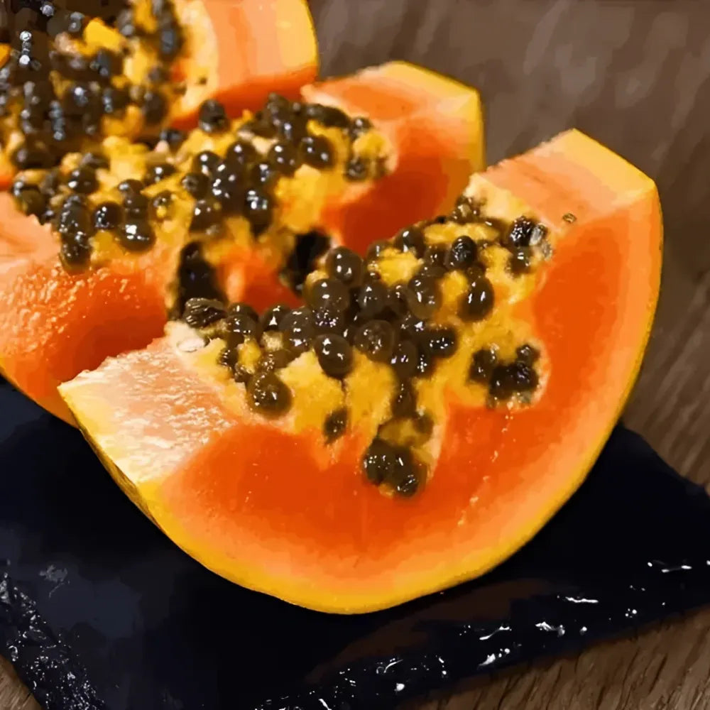 Golden papaya fruit seeds