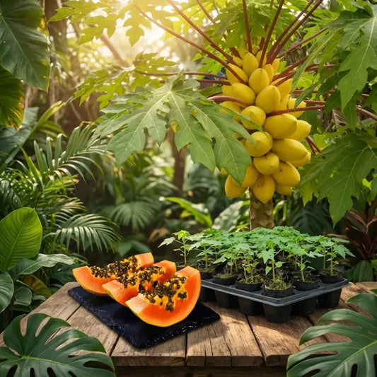 Golden papaya fruit seeds - gardening