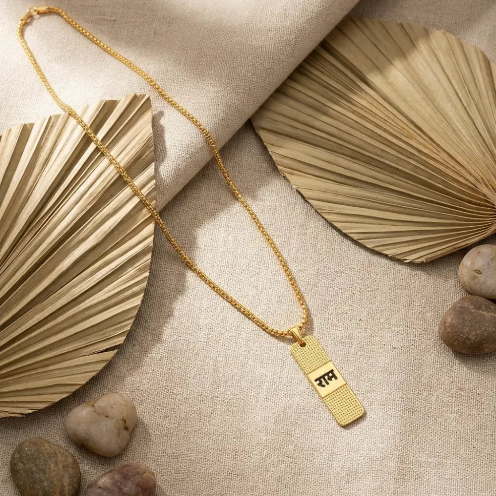 Golden ram naam locket - health care