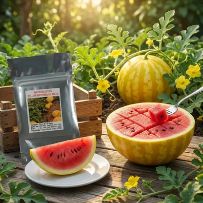 Golden red watermelon seeds - gardening