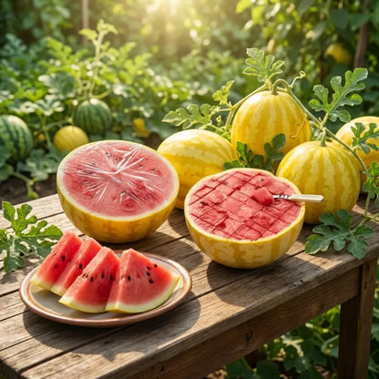 Golden red watermelon seeds - gardening