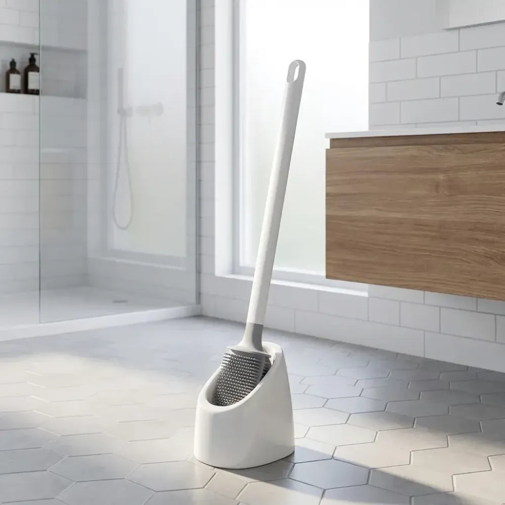 Golf head toilet brush set - home essentials